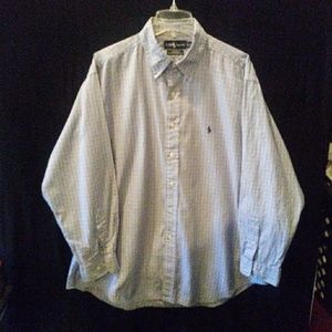 Men's RALPH LAUREN long sleeve button down 34/35
